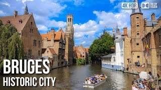 Bruges Historic Town - 🇧🇪 Belgium - 4K Walking Tour