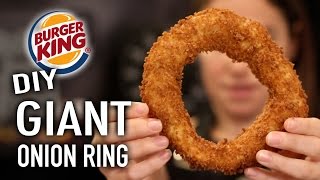 DIY Giant Onion Ring