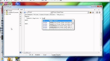 Create Date Time Timer Delphi 7