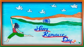 How to Draw Republic Day Drawing | Republic Day Drawing Step by Step  | Easy 26 January Drawing | ??