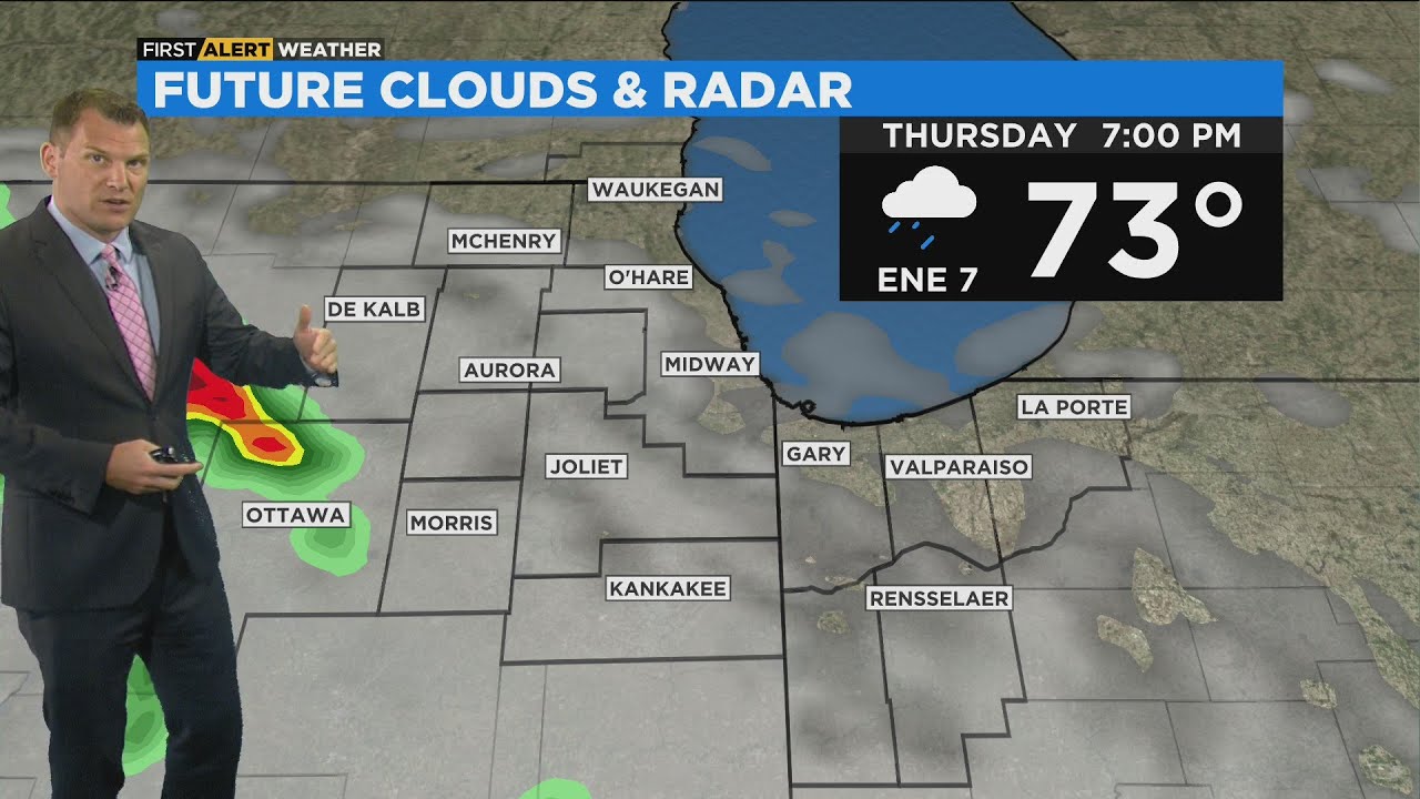 Chicago First Alert Weather: Cloudy and muggy pattern - YouTube