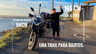 MIDO 165cm Y QUIERO UNA MOTO TRAIL / UNA MOTO GRANDE PARA PERSONAS BAJITAS.