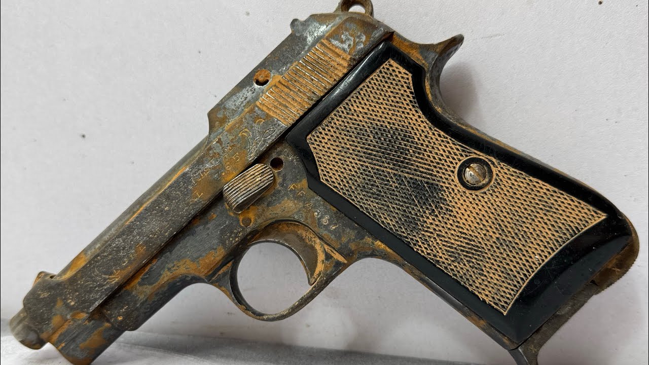 Russia 32 bore pistol restoration