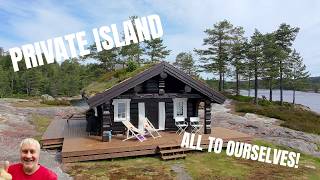 We booked this AMAZING CABIN on a PRIVATE island with Air bnb!