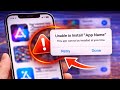 Stuck At Unable To Install App Screen In IPhone Fix 