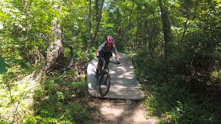 Two days riding the Allegrippis Trail System in Hesston, PA