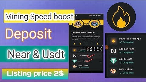Mining Speed boost!! Deposit Near & Usdt !! Hot wallet #hotcoin #hot protocol 