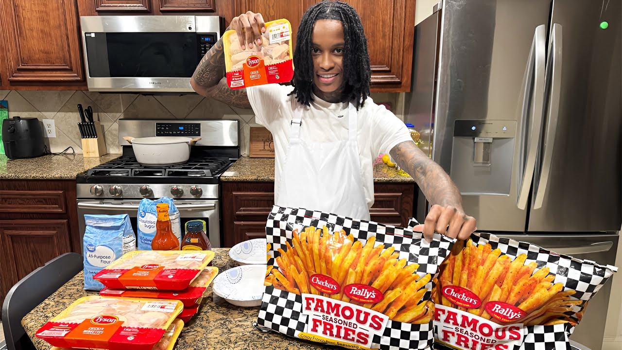 Lil Perfect FIRST TIME Making Fried Chicken For Sunday Dinner!