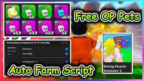 [NEW] Roblox Strong Muscle Simulator 2 Script - Free OP Pets | Auto Farm