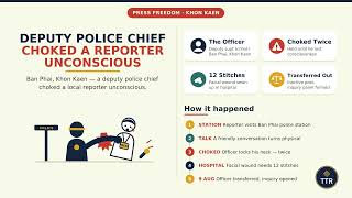 Thai Police Chief Chokes Local Reporter