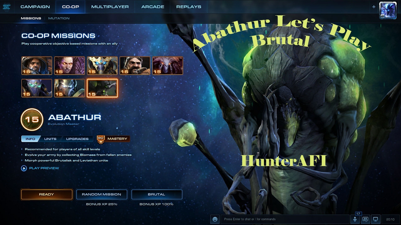 StarCraft 2 Co-Op Abathur Lets Play Brutal Level 14-15 - YouTube