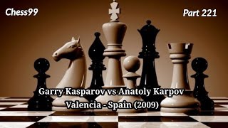 Garry Kasparov vs Anatoly Karpov. Valencia - Spain (2009) screenshot 5