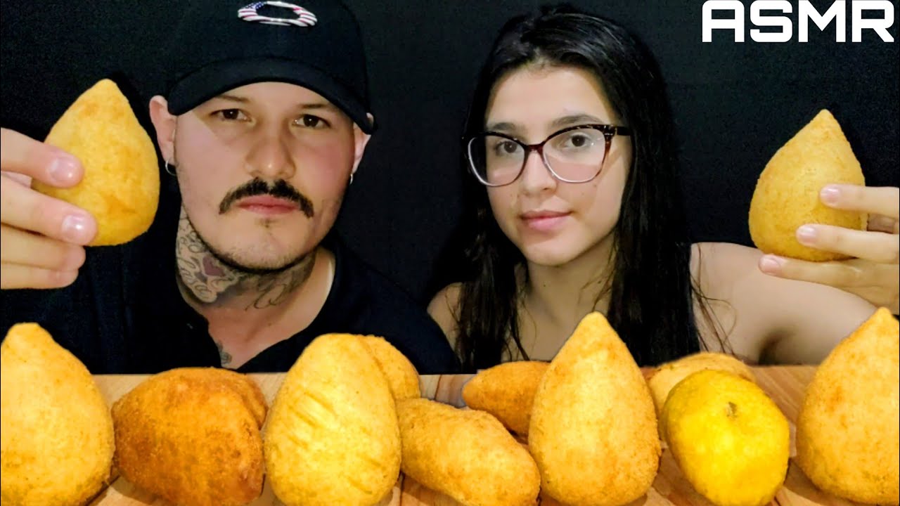 #93 EU E MINHA PRINCESA DESTRUINDO SALGADOS (MUKBANG BRASIL) SONS DE MASTIGAÇÃO | Mateus ASMR.