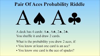 Counter-Intuitive Probability: Can You Solve The Pair Of Aces Riddle?