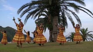 サタフライベント【Saturday HULA】2018 素足で踊る女性たちのフラダンス 星降る島の海辺のホテル 周防大島 H&Rサンシャインサザンセト