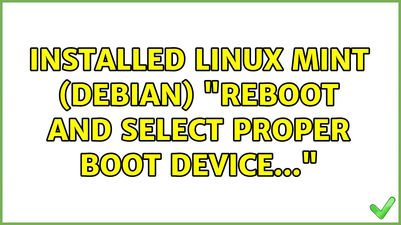 Installed Linux Mint (debian)