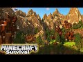 MOUNTAIN MONDAY!!! Minecraft 1.16 Survival Mountain Building
