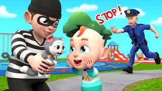 Stranger Danger 🚫🐶 | Rob and the Stranger’s Pet | Police Song | Rosoo Nursery Rhymes &amp; Kids Songs