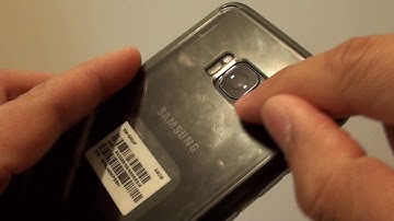 Samsung Galaxy S8: How to Open / Close Notification With Finger Sensor Gestures