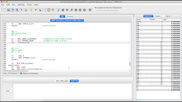 MIPS assembly tutorial- Array reverse example