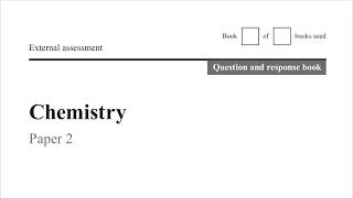 QCAA: 2020 Chemistry External Exam Paper 2 Full exam