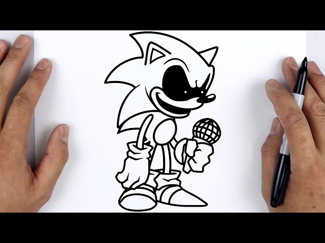 Drawing FNF - Sonic.EXE 3.0 Restored (4.0 FANMADE)  Tails, Sally,  Knuckles, Amy, Sonichu, Satanos 