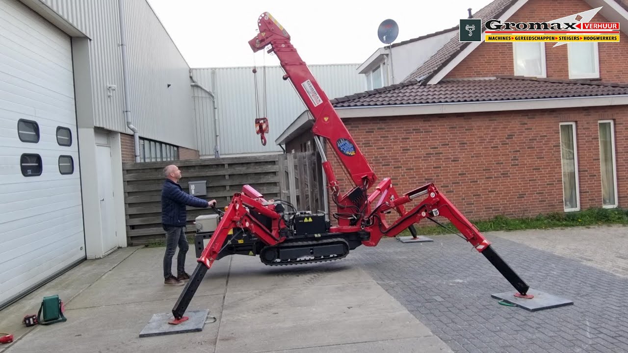 Gromax Verhuur Minihijskraan unic 295  780420