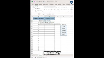 🎲 Excel Magic: Generate Random Numbers & Text! 🎨 #exceltips #randomtext #excelformula