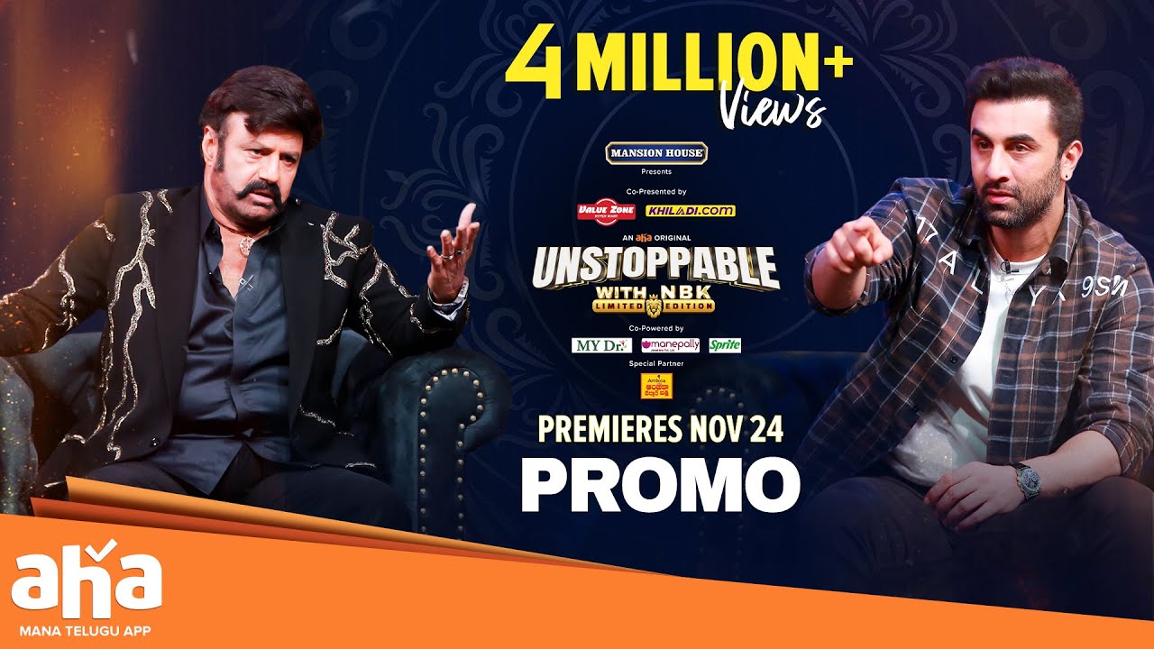 Unstoppable With NBK Episode Promo  Ranbir Rashmika  Wildest Episode on Nov 24