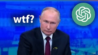 someone trolled Putin with AI on national television