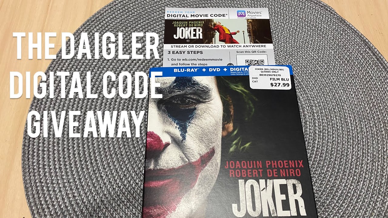 Joker Digital Code Giveaway YouTube