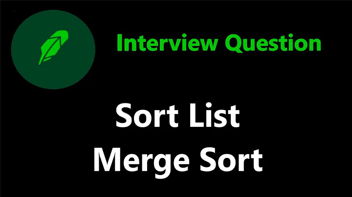 Sort List - Merge Sort - Leetcode 148