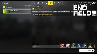 Insider Threat (1) | Side Mission | Arknights: Endfield