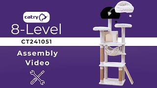 8 Level Cat Tree (CT241051) Assembly Video
