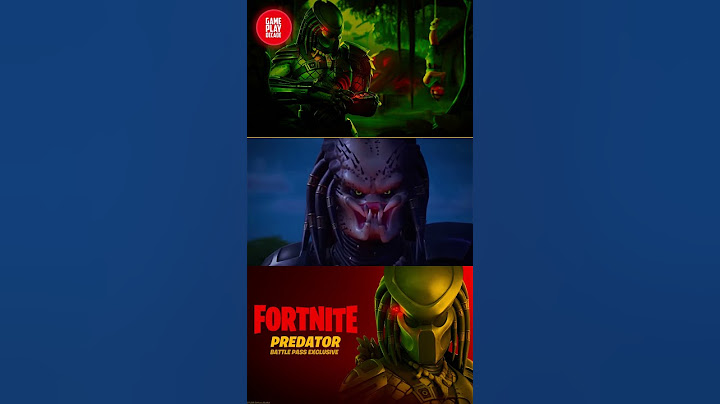 Fortnite Recap - The Predator Release #gameplaydecade #fortniteshorts  #short