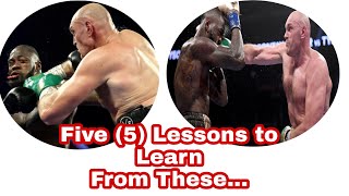 Deontay Wilder Vs Tyson Fury 2 Fight 2020 | 5 Lessons to Learn From this Fight