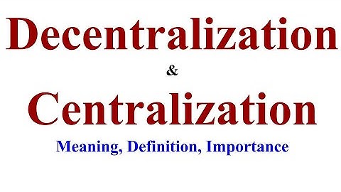 Centralization and Decentralization in Management, Essentials of Management, b.com classes,