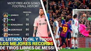Todos los RECORDS de Messi que ha DEJADO su GOLAZO de TIRO LIBRE y a CRACKS que esta por DESTRONAR screenshot 5