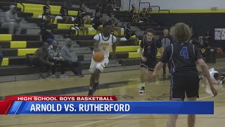 Rutherford boys basketball team takes down Arnold on Tuesday night