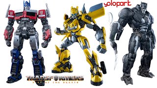 Transformers Build a Figure! Optimus Prime, Bumblebee, and Optimus Primal by Yolopark!
