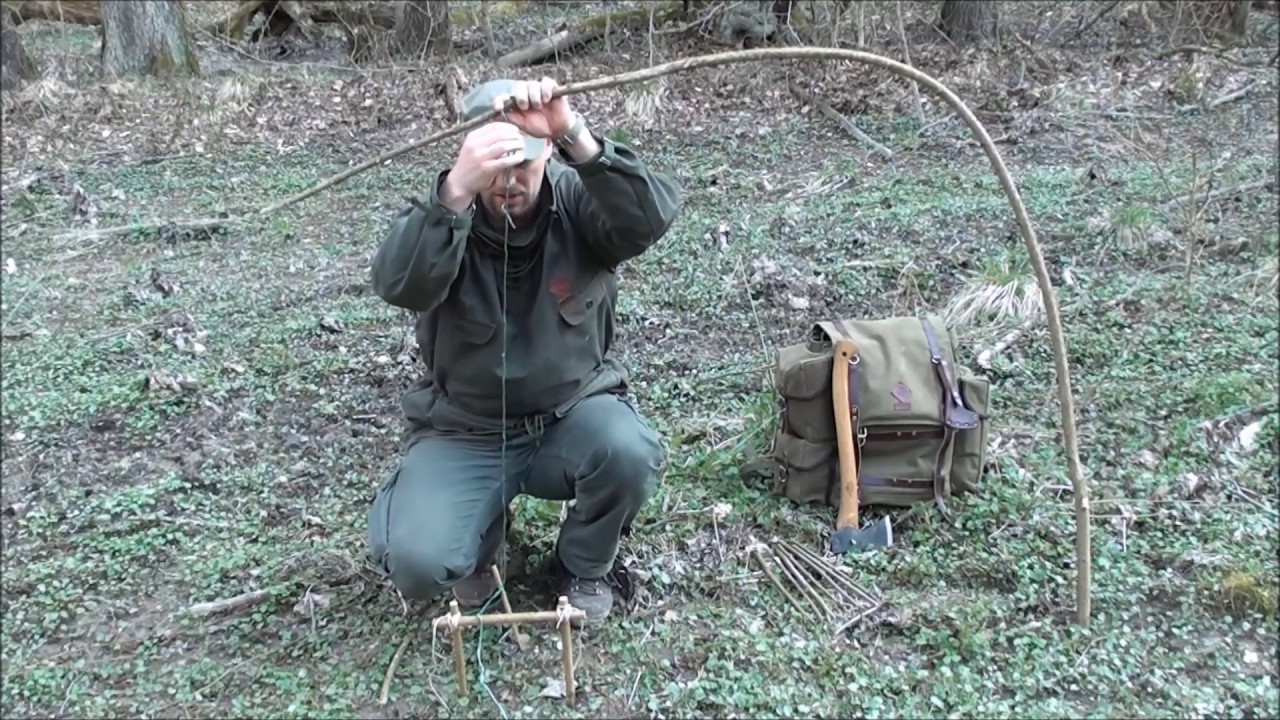 Csapdázás 3. Botocskás kioldású rántóhurok
