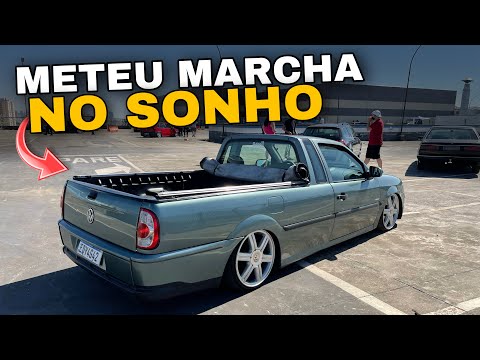 SAVEIRO G4 REBAIXADA - SONHO DA MAIORIA DOS JOVENS? PAREDÃO DE SOM NELA! 