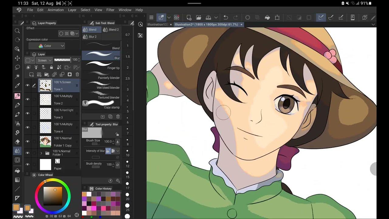 Clip Studio Paint Tutorial Shading Lebih Mudah Menggunakan Shading