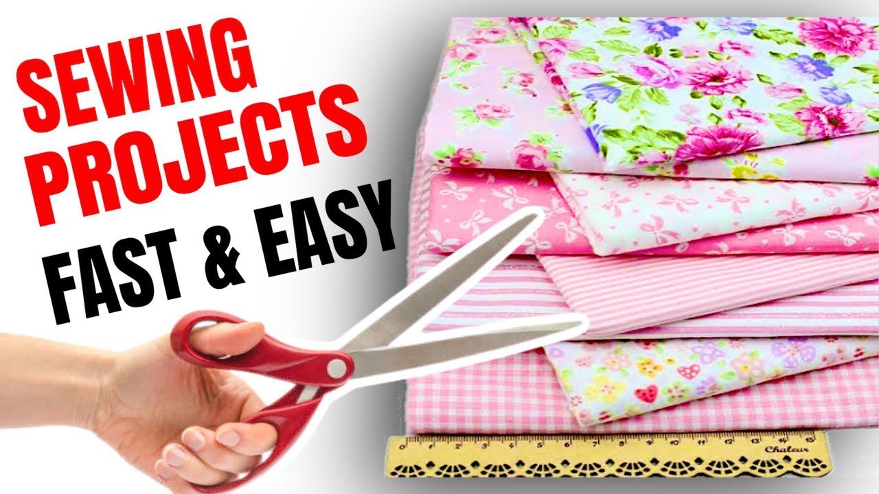 3 easy sewing projects compilation! ( Scrap fabric friendly too) sewing