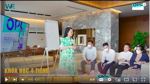 OPC - BÁO CÁO TINH GỌN TRÊN MỘT TRANG GIẤY | MAKING LEAN REPORTS ON ONE PAGE 4 CHANGE