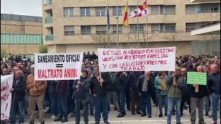 Protesta de ganaderos en Salamanca