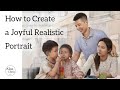 歡樂寫實肖像畫是如何完成的 / How to Create a Joyful Realistic Portrait