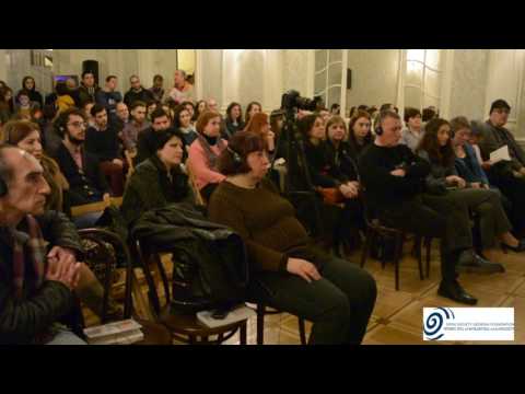 შეხვედრა მწერალ  პიტერ პომერანცევთან მოდერატორი : ქეთევან ხუციშვილი 06/03/2017