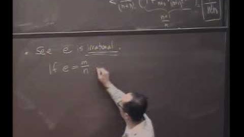 Real Analysis, Lecture 18: Series (8/8)