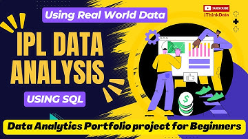 Complete IPL Data Analysis Case Study with SQL | SQL Tutorial for Beginners to Advanced @iThinkData